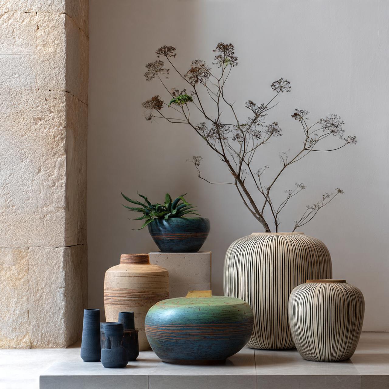 Artful Vases, Pots & Planters (Form, Texture & Balance) – Ravnora Decor