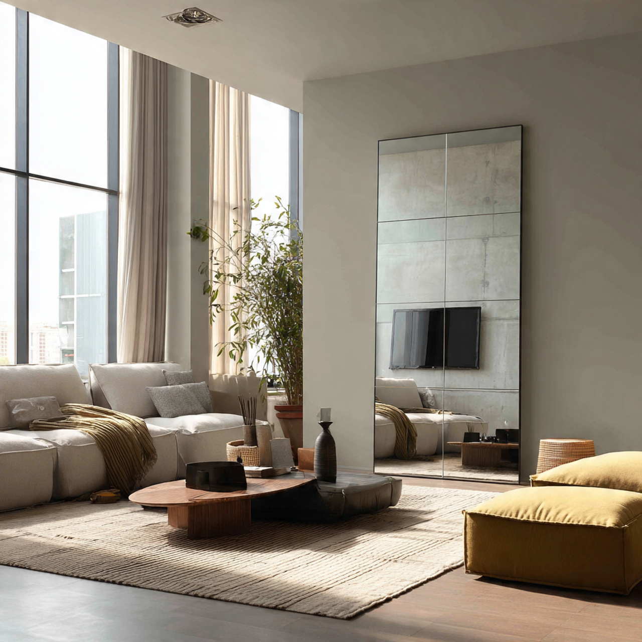 Mirrors & Reflective Accents (Light, Depth & Balance) – Ravnora Decor