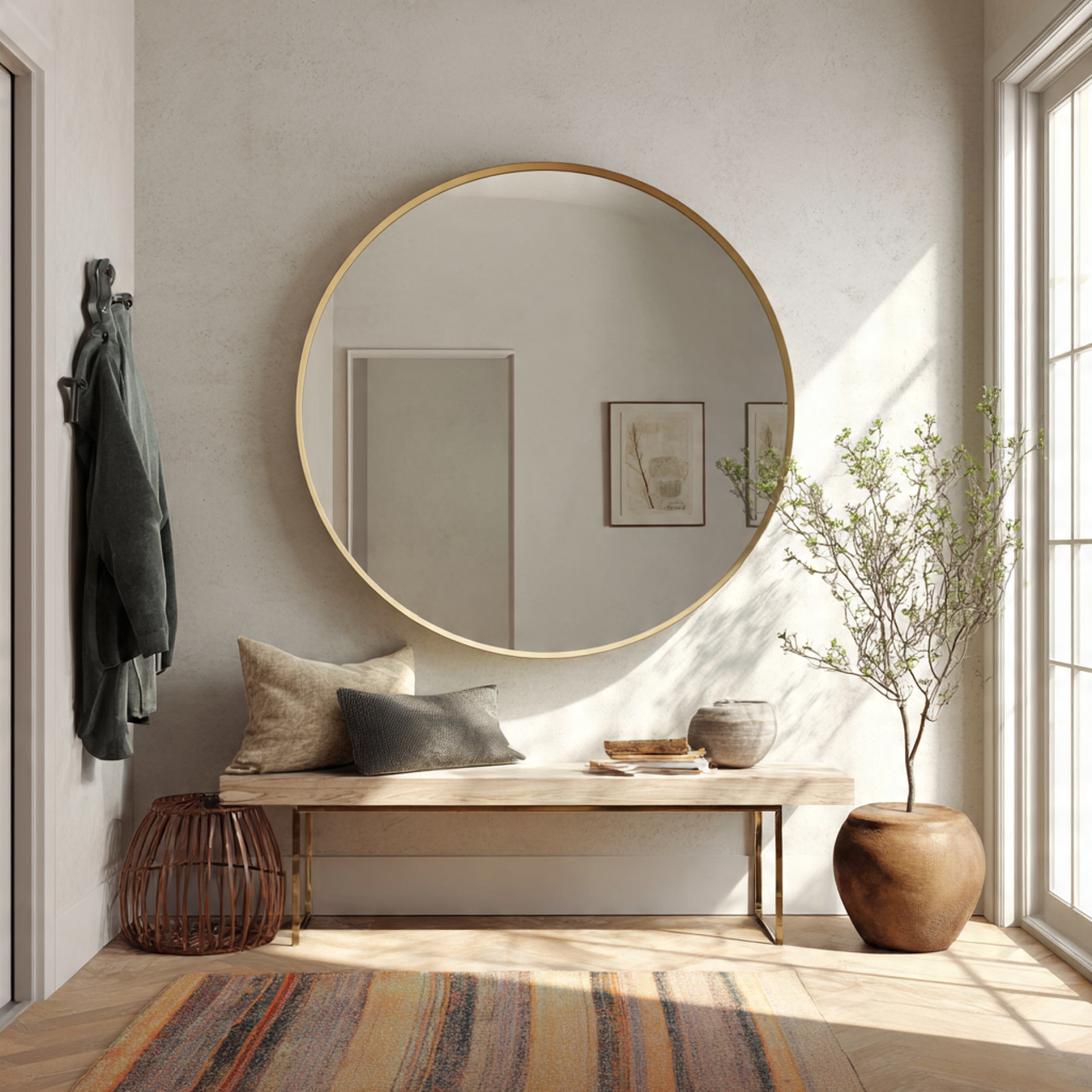 Mirrors & Reflective Accents (Light, Depth & Balance) – Ravnora Decor